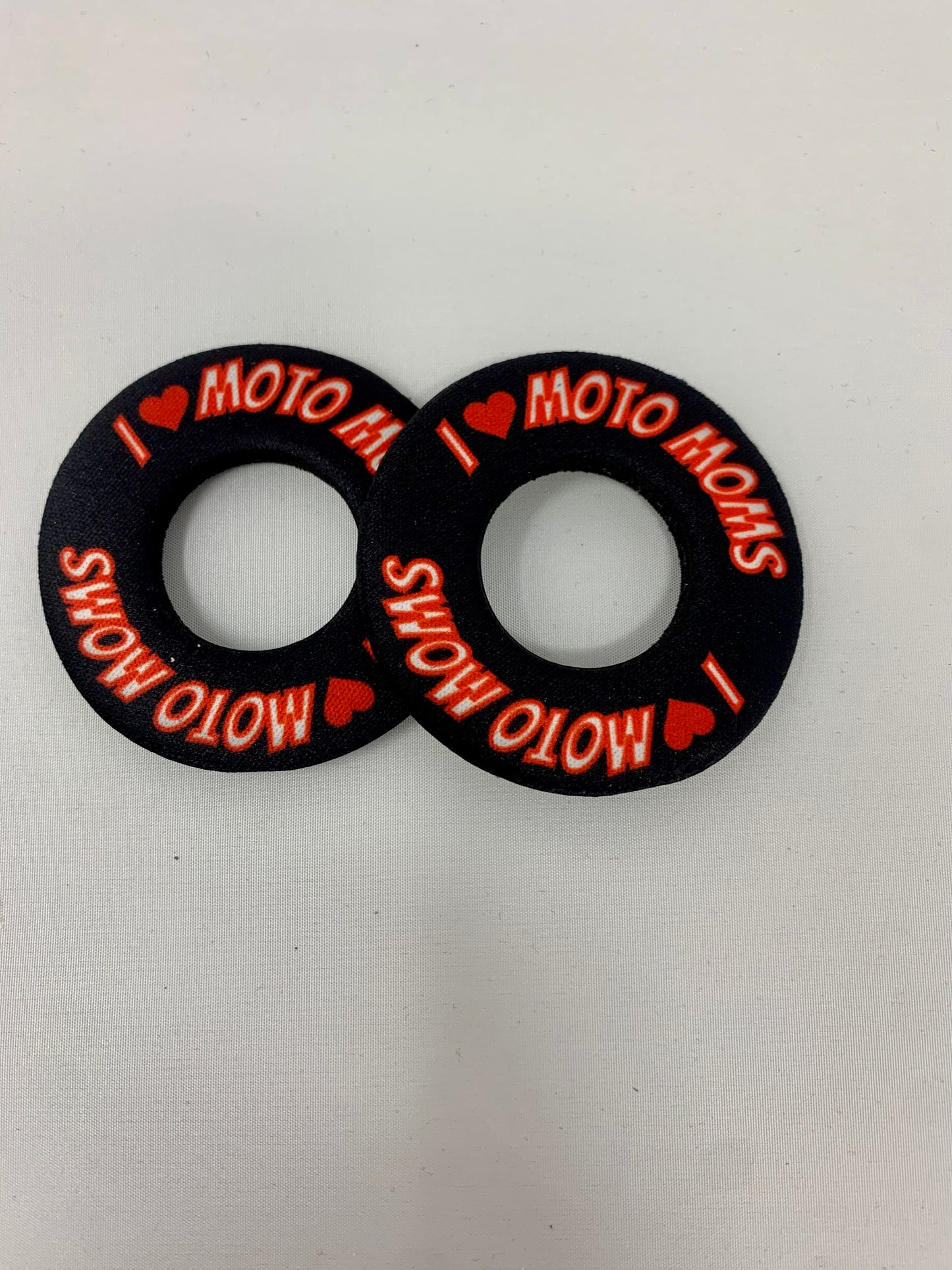 I Heart MOTO MOMS grip donuts